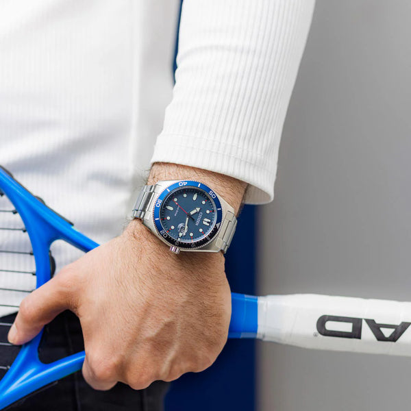 Citizen Aw1761-89l - Mens Stainless Steel Timepiece With Blue Dial & 10 Atm Water Resistance by i-watch