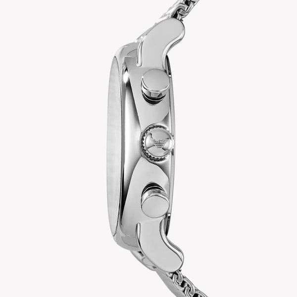 Emporio Armani Men's Silver Watch, Black Dial | Ar1808 by i-watch