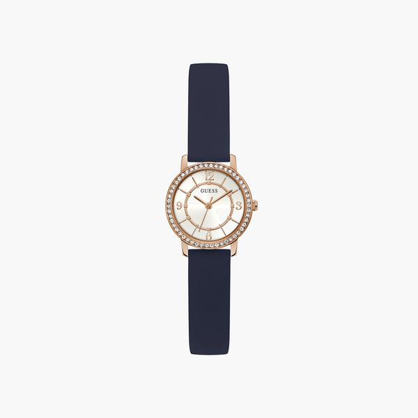 Guess Watches Women's Gold & Black Silicone, Black Dial | Gw0469l2 by i-watch