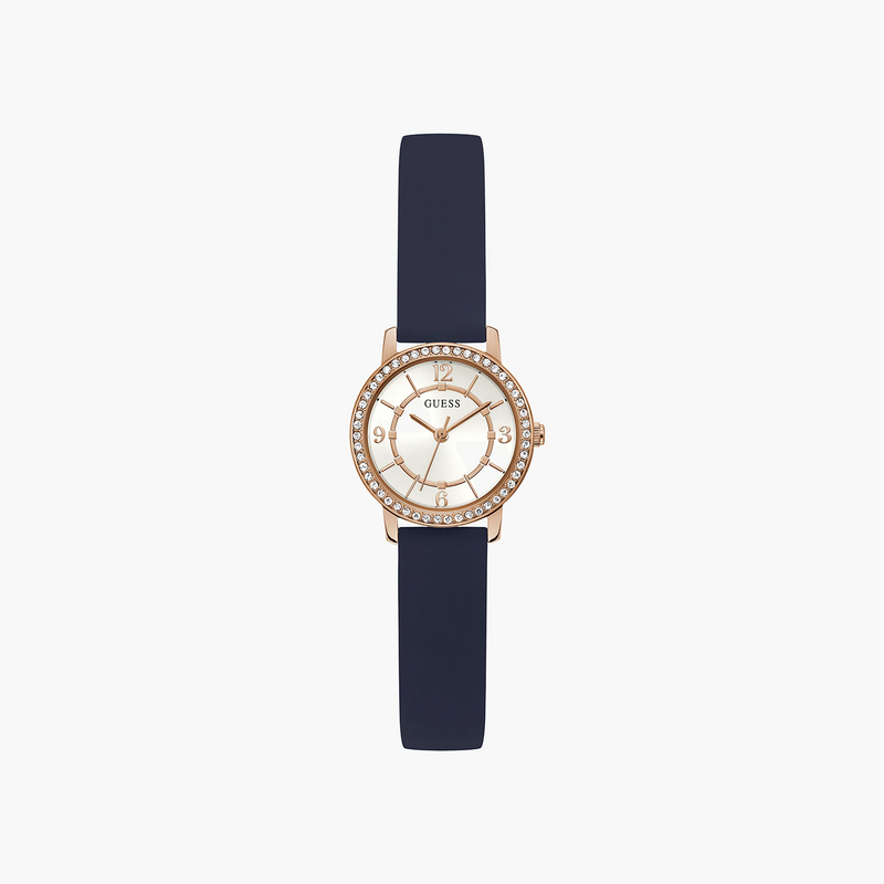 Guess Watches Women's Gold & Black Silicone, Black Dial | Gw0469l2 by i-watch