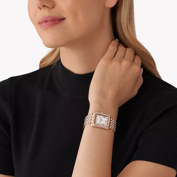 Michael Kors Women's Rose Gold Watch, White Dial | Mk4743 by i-watch