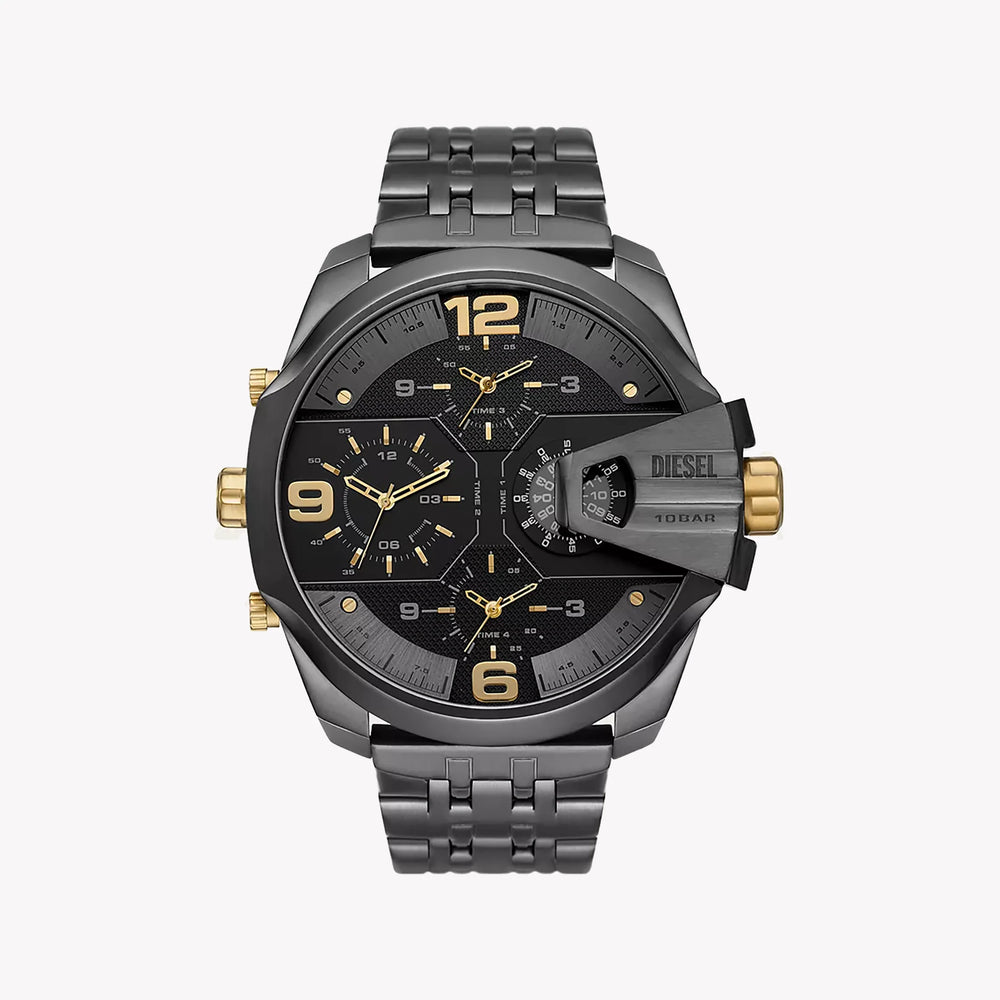 Diesel Men's Black Stainless Steel Watch, Black Dial | Dz7467 by i-watch