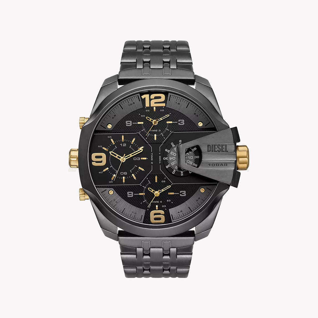 DIESEL DZ7467 BOLD TIMEPIECE - BLACK STAINLESS STEEL MEN'S WATCH WITH STRIKING AESTHETIC