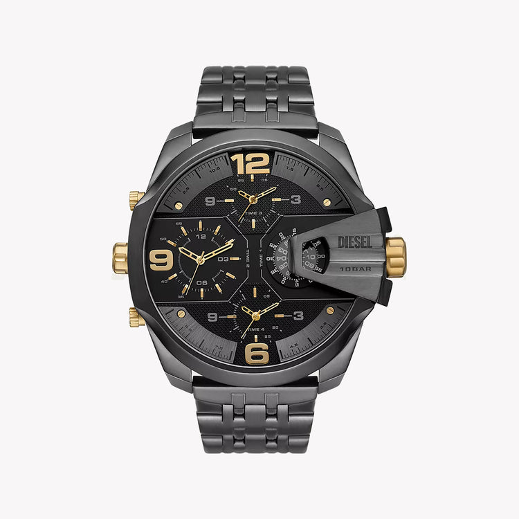 Diesel Men's Black Stainless Steel Watch, Black Dial | DZ7467