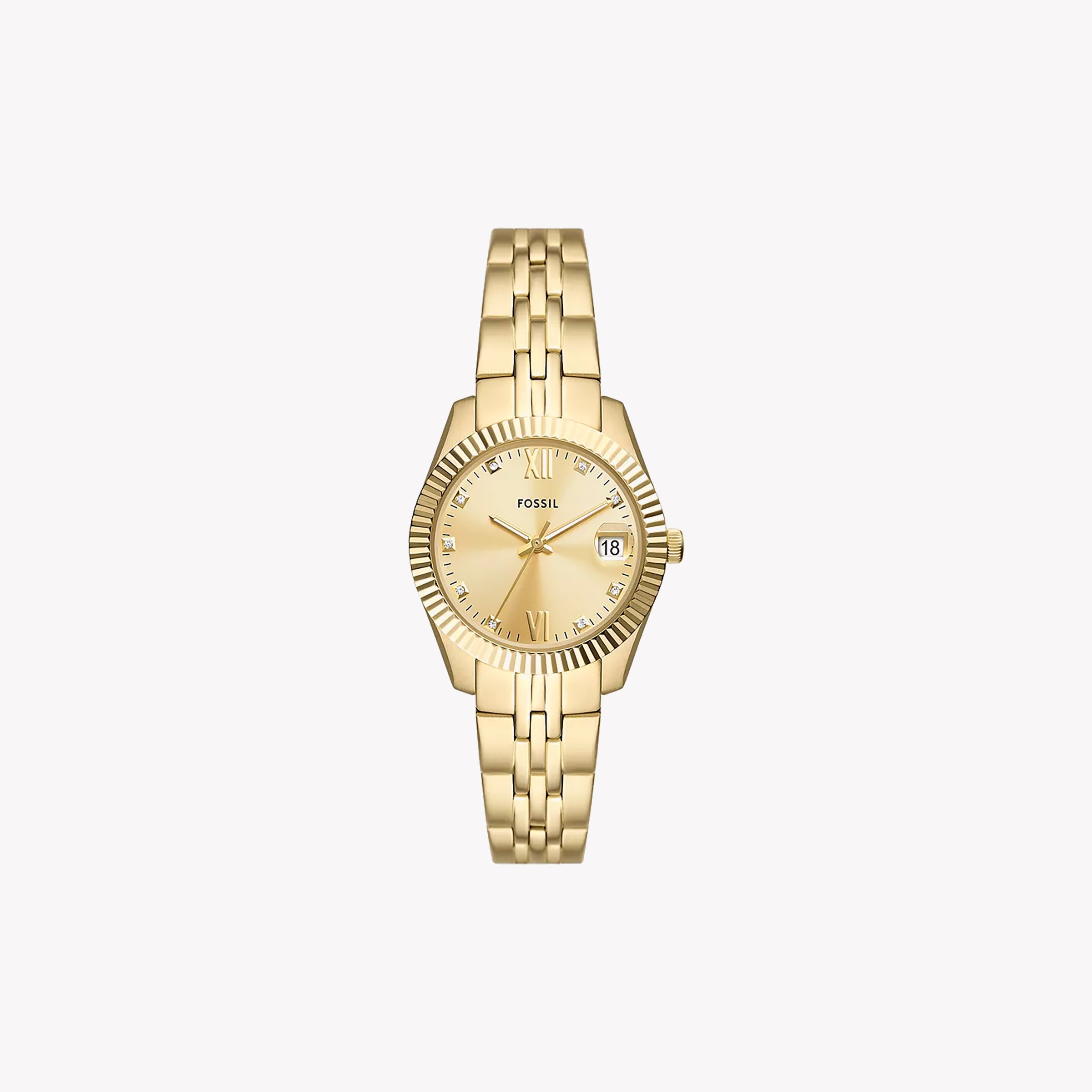 FOSSIL ES5338 TIMELESS ELEGANCE - GOLD STAINLESS STEEL WOMEN'S WATCH