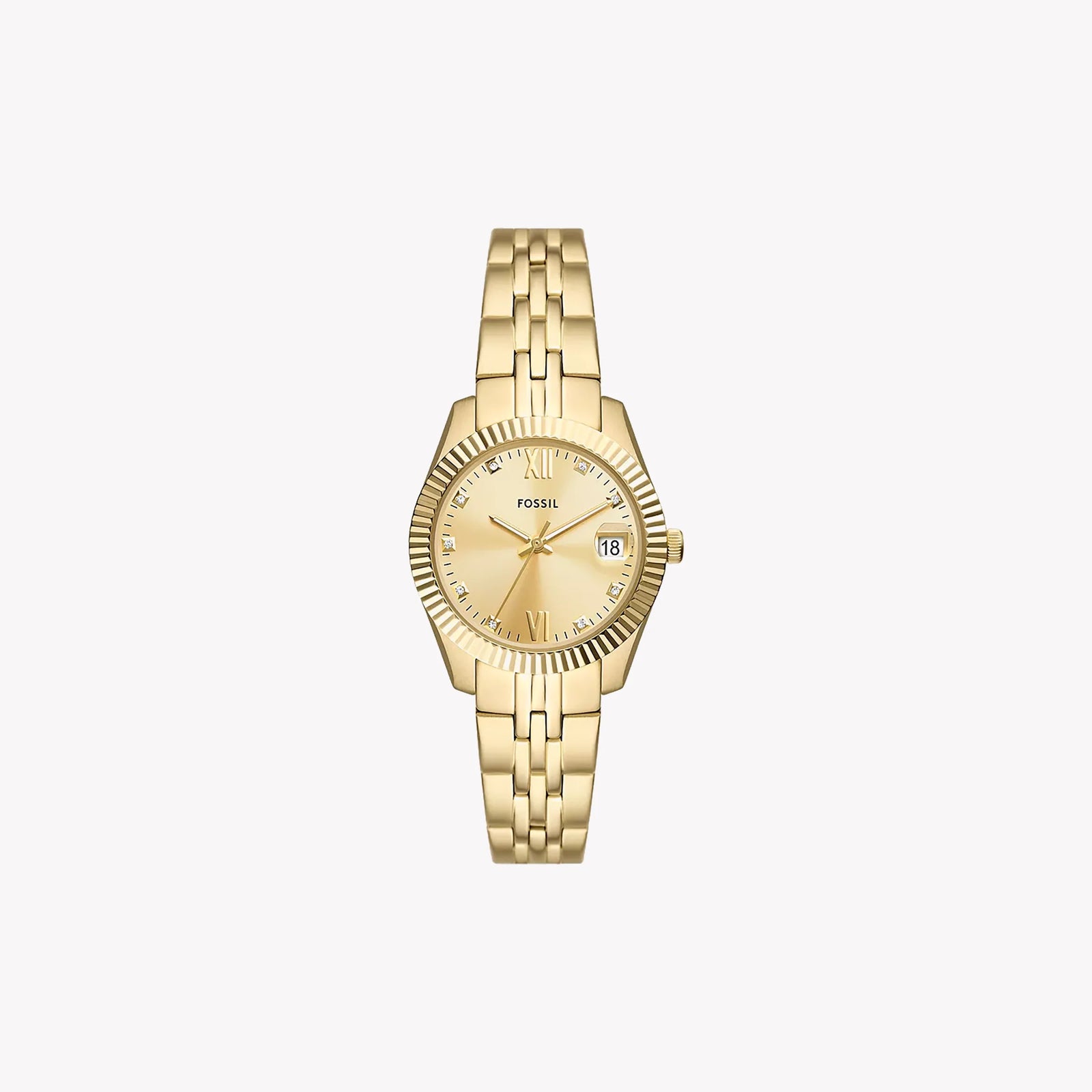 Fossil Women's Gold Stainless Steel Watch, Gold Dial | Es5338 by i-watch