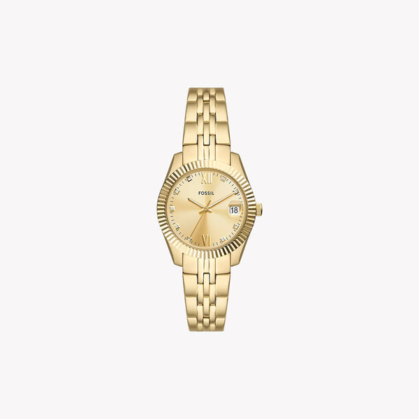 Fossil Women's Gold Stainless Steel Watch, Gold Dial | Es5338 by i-watch