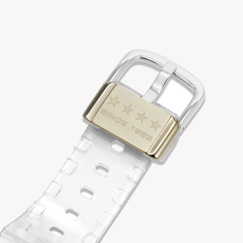 G-Shock Women's White Resin Watch, Silver Dial | Gma-S2140rx-7adr by i-watch