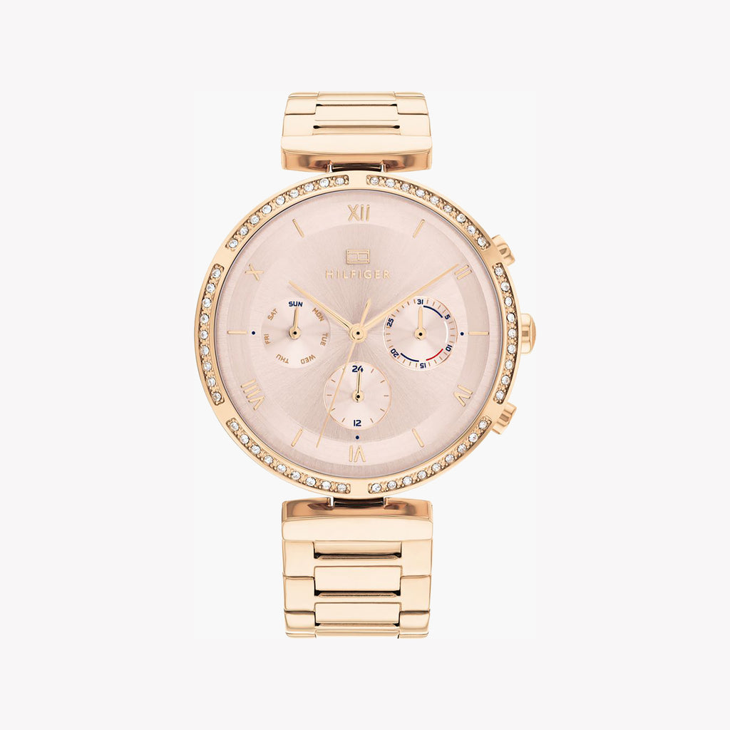 TOMMY HILFIGER Mod. LUNA Rose Gold - Stylish Watch SKU 1782391-i-Watch