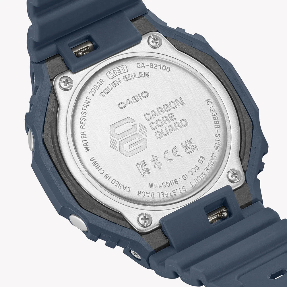 G-Shock Men's Blue Resin Watch, Octagonal Design | Ga-B2100-2adr by i-watch