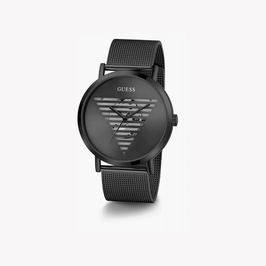 GUESS GW0502G2 - STRIKING BLACK MESH WATCH FOR BOLD MEN'S STYLE & PERFORMANCE-i-Watch-4