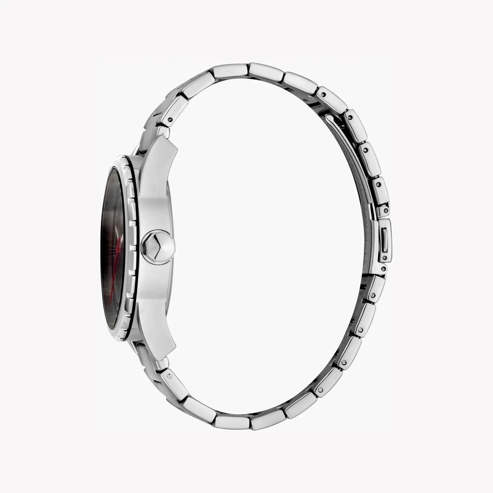 Just Cavalli Men's Silver Watch, Black Dial | Jc1g082m0545 by i-watch