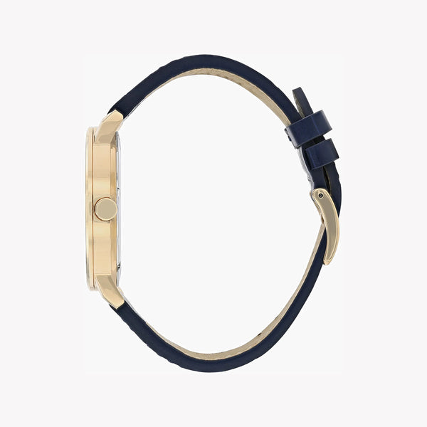 Citizen Men's Gold Watch, Blue Dial, Calf Leather | Be9183-03l by i-watch