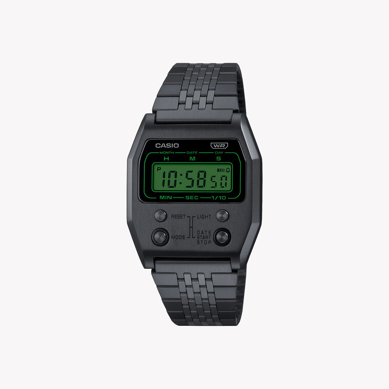 Casio Men's Black Stainless Steel Watch, Digital Display | A1100b-1 by i-watch