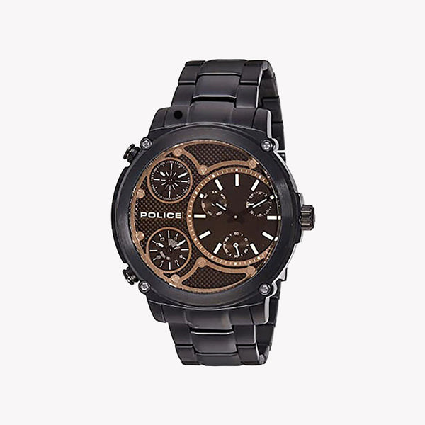 Police Men's Black Stainless Steel Watch, Black Dial | Pl-14830jbb_02m by i-watch