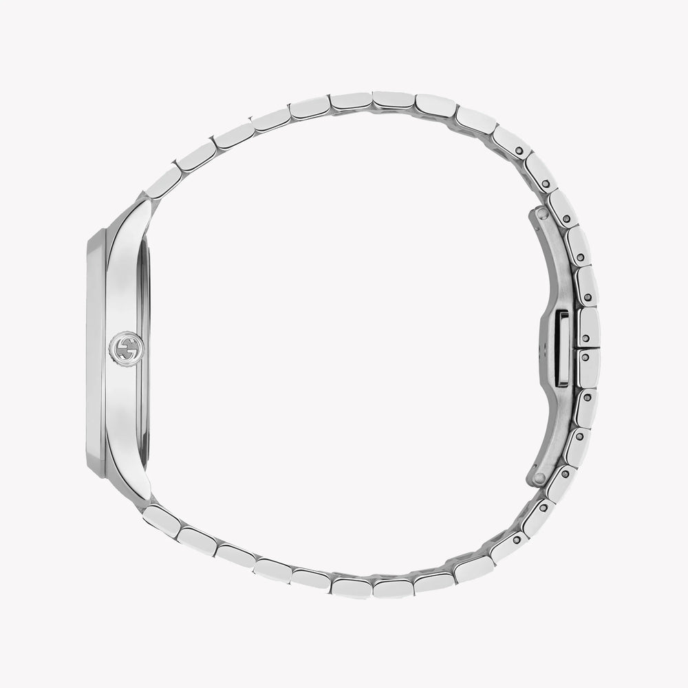 Gucci Women's Silver Watch, Blue Dial | Ya1265043 by i-watch