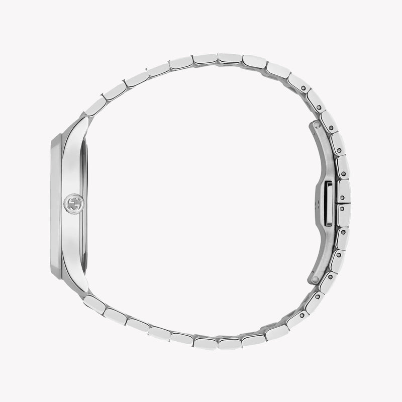 Gucci Women's Silver Watch, Blue Dial | Ya1265043 by i-watch
