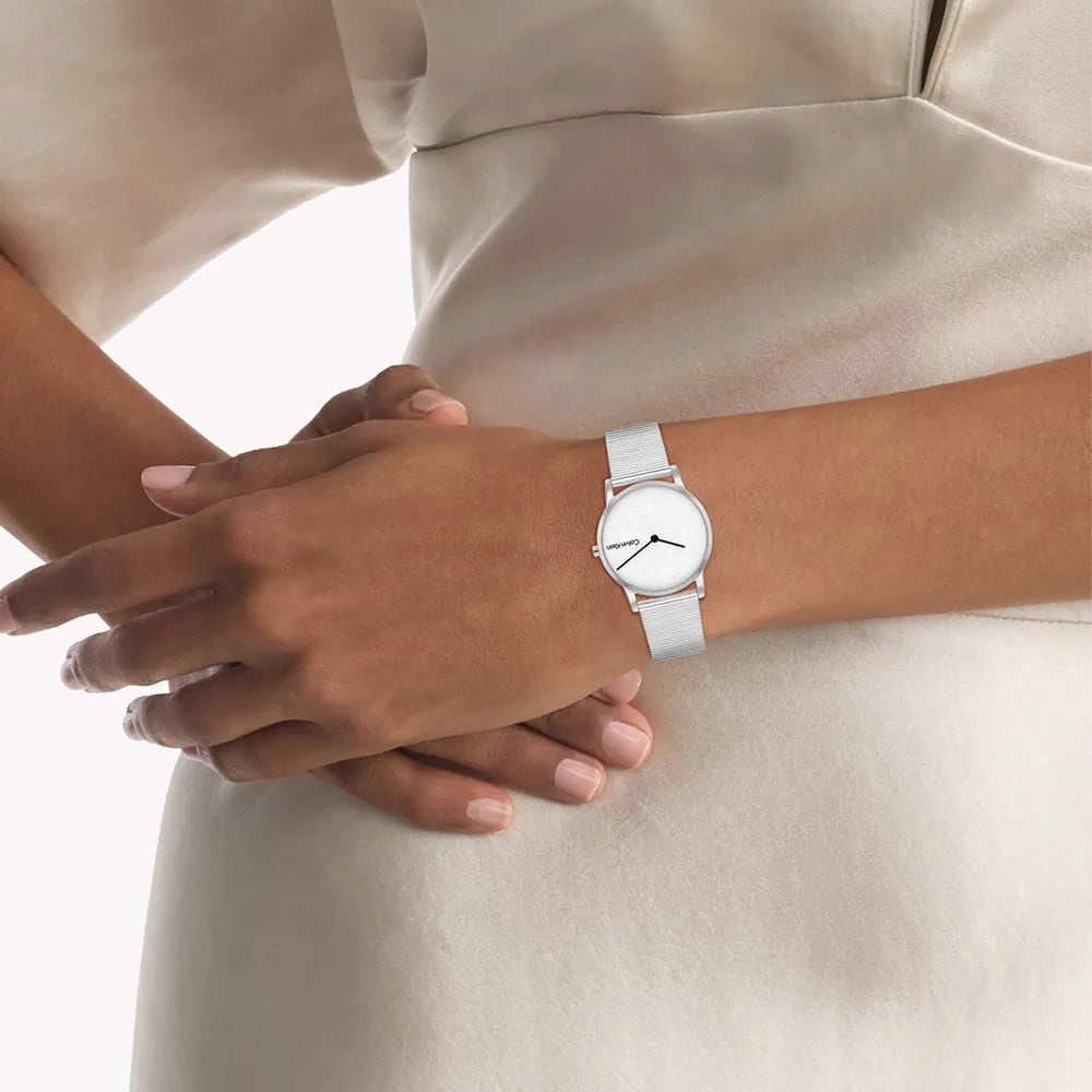 CK CALVIN KLEIN NEW COLLECTION - MODERN ELEGANCE WOMEN'S WATCH with Sleek Silver Design & Water Resistance-i-Watch-4