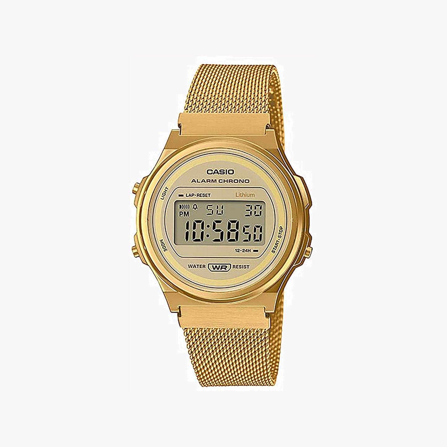 Casio A171WEMG-9A Vintage Gold Unisex Watch