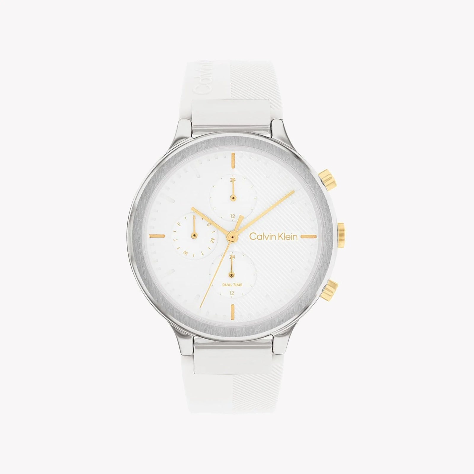 Ck Calvin Klein Men's Stainless Steel Watch, White Dial | K1m21126 by i-watch