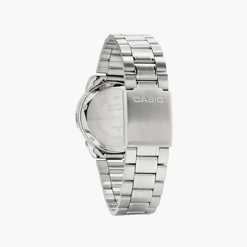 Seiko Men's Stainless Steel, Silver-Black | Mtp-1221a-1aveg by i-watch