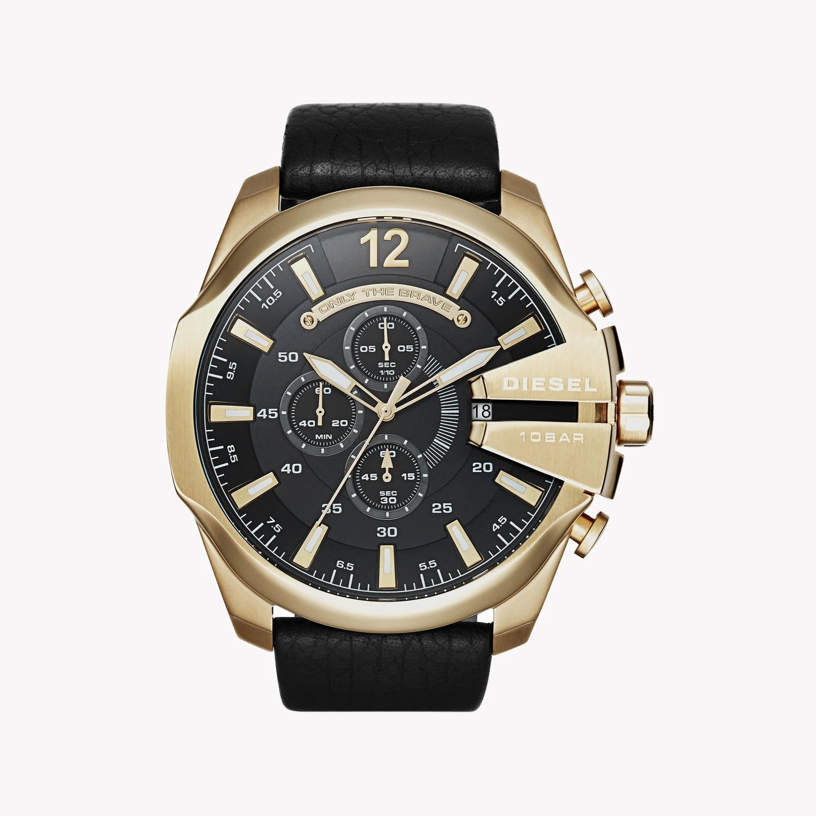 Diesel Men's Gold Watch, Black Dial | Dz4344 by i-watch