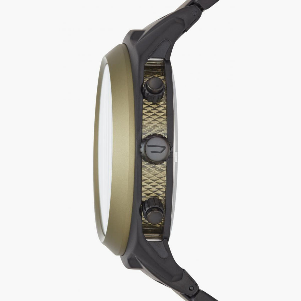 DIESEL DZ4497 BOLD ADVENTURER - MEN'S BLACK & GOLD CHRONOGRAPH WATCH-i-Watch-3