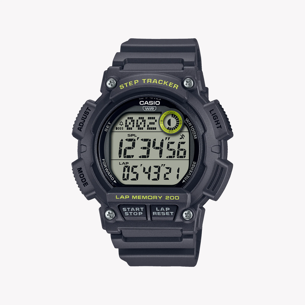 Casio Men's Black Resin Watch, Digital Dial | Ws-2100h-8avdf by i-watch