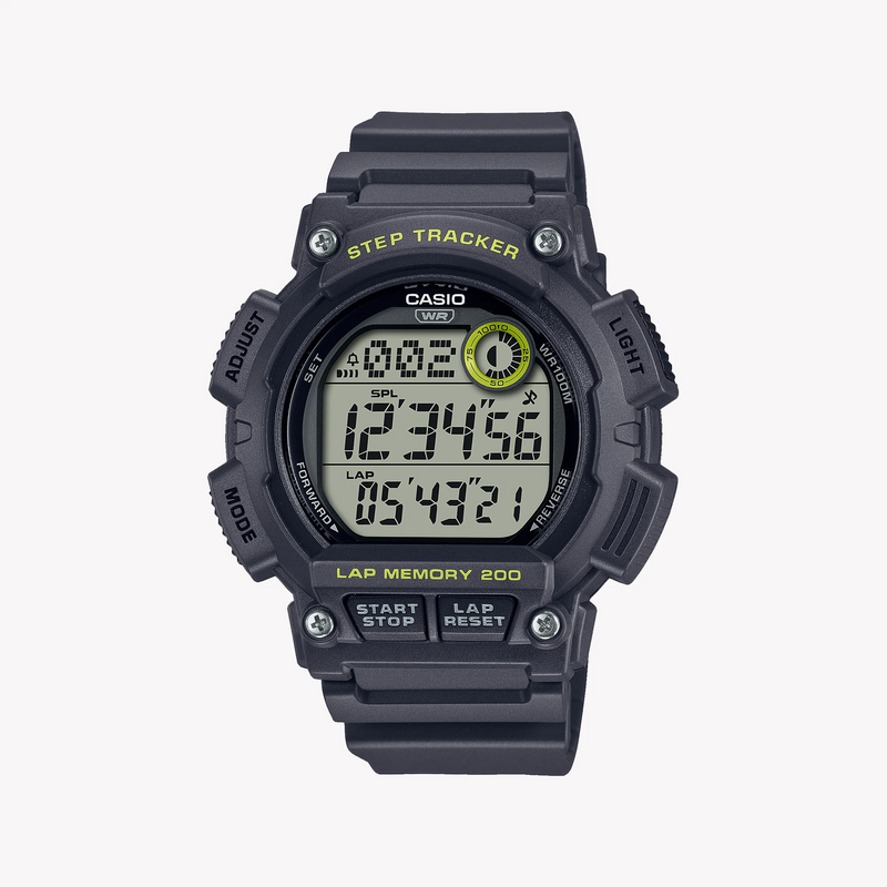Casio Men's Black Resin Watch, Digital Dial | Ws-2100h-8avdf by i-watch