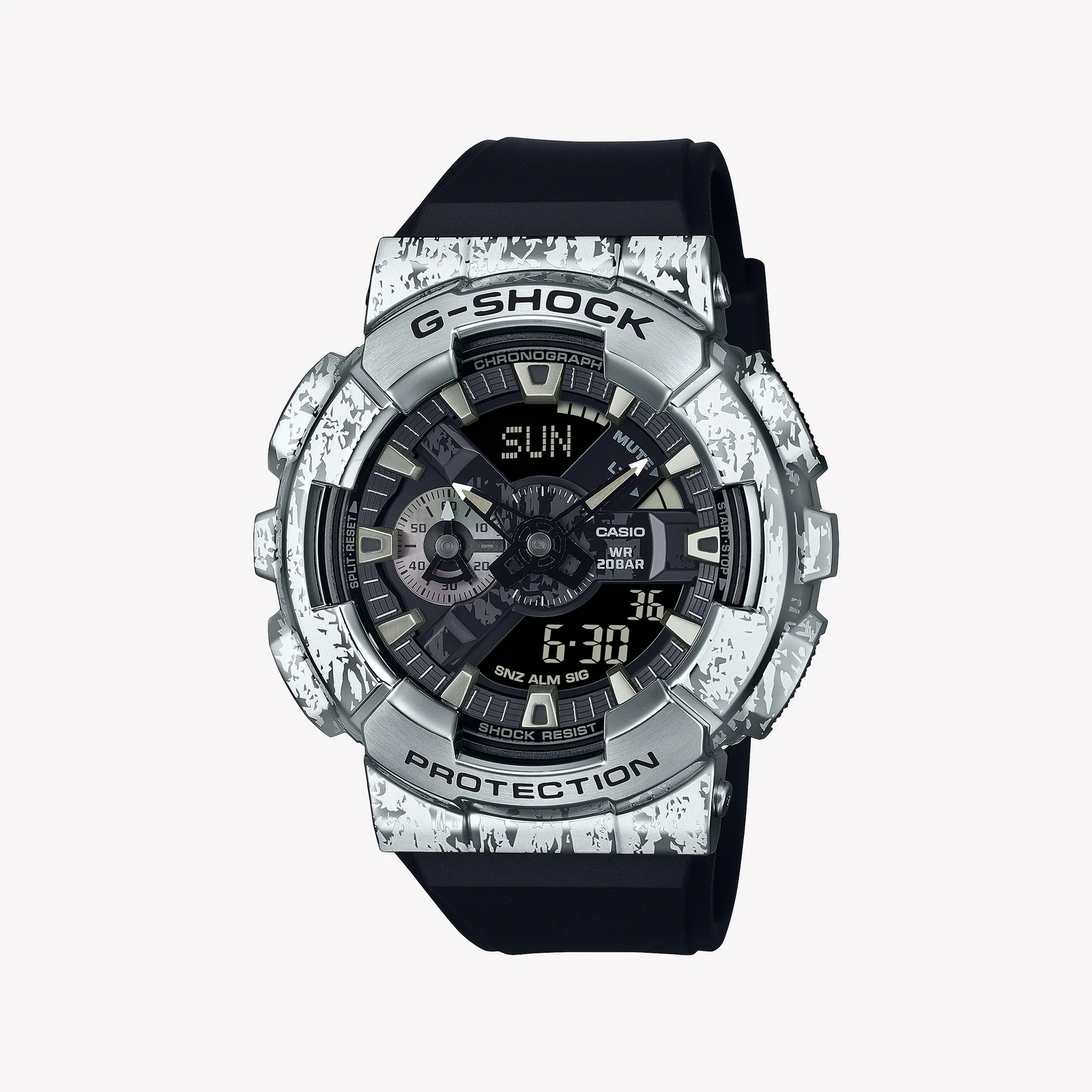 Casio G-Shock Gm-110gc-1adr - Bold Elegance In Toughness Men's Watch With Stainless Steel Case And Black Resin Band by i-watch