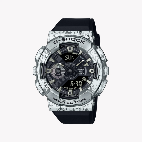 Casio G-Shock Gm-110gc-1adr - Bold Elegance In Toughness Men's Watch With Stainless Steel Case And Black Resin Band by i-watch