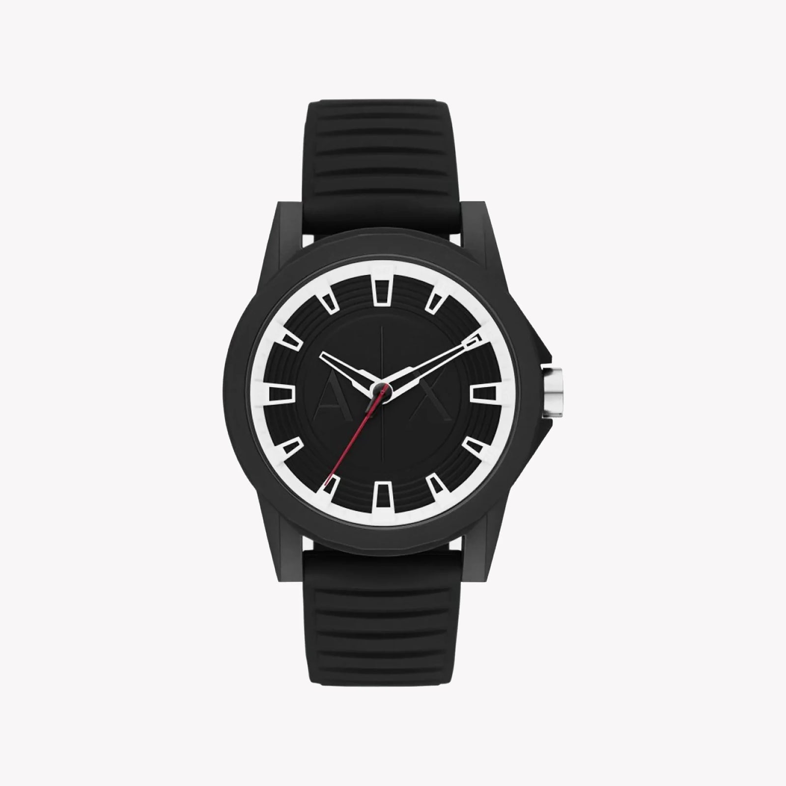 ARMANI EXCHANGE AX2520 - MODERN SOPHISTICATION UNISEX WATCH WITH BLACK NYLON CASE AND SILICONE BAND