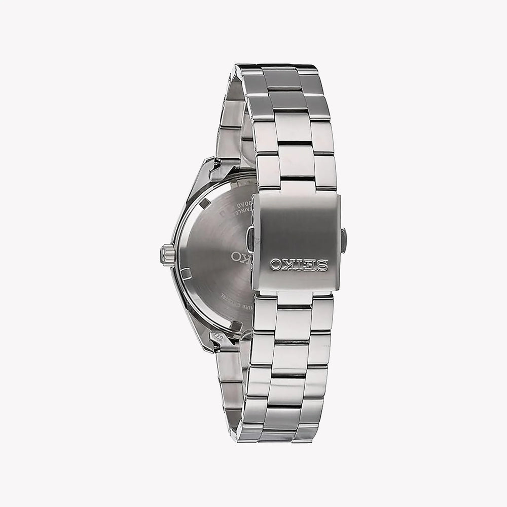 Seiko Women's Silver Stainless Steel Watch, White Dial | Sur349p1 by i-watch