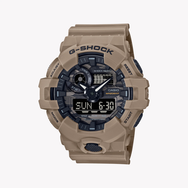Casio G-Shock Ga-700ca-5adr - Sporty Beige Resin Timepiece For Men by i-watch