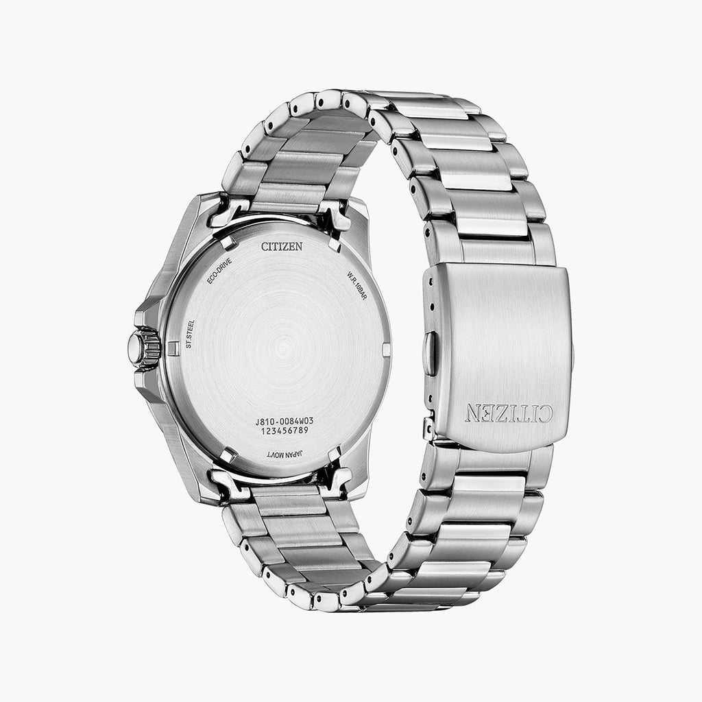 CITIZEN AW1816-89E MEN'S ECO-DRIVE - TIMELESS SILVER STYLER WITH DATE FUNCTION-i-Watch-2