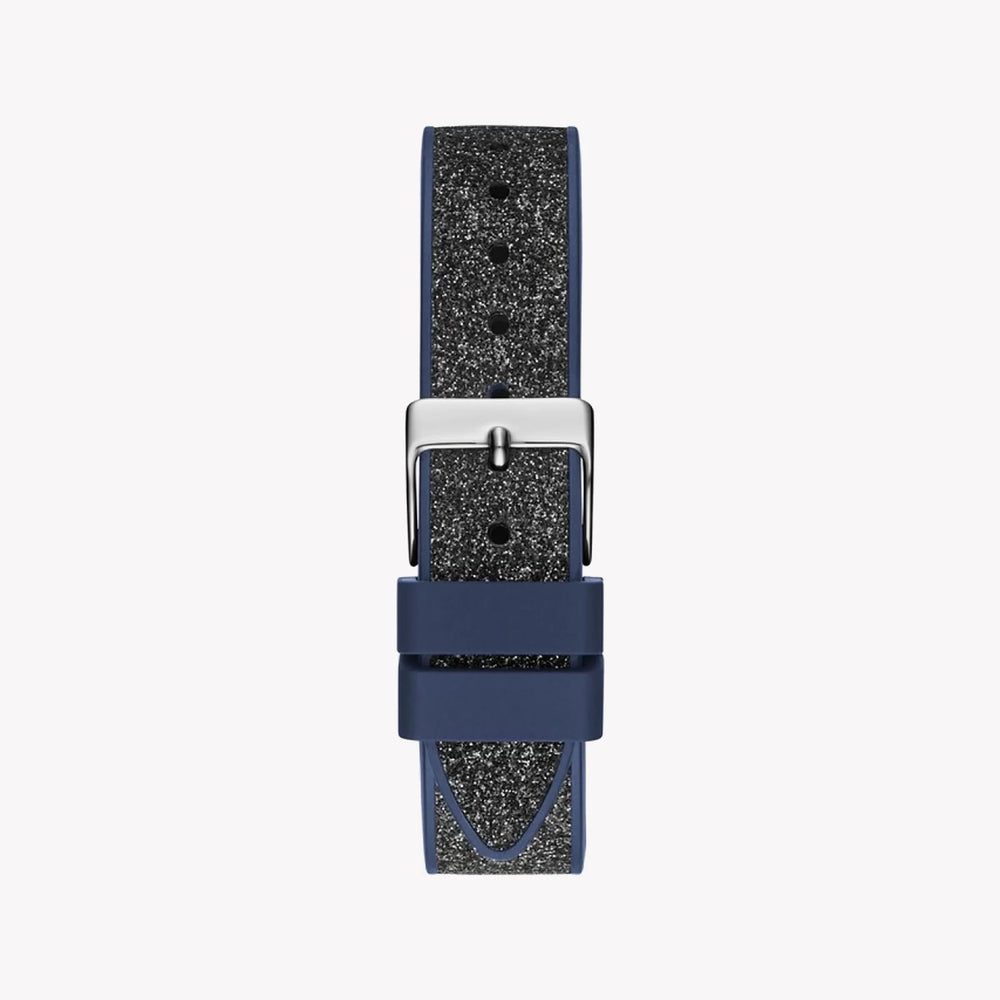 Guess Women's Silver Stainless Steel, Glitzy Silicone | Gw0313l1 by i-watch