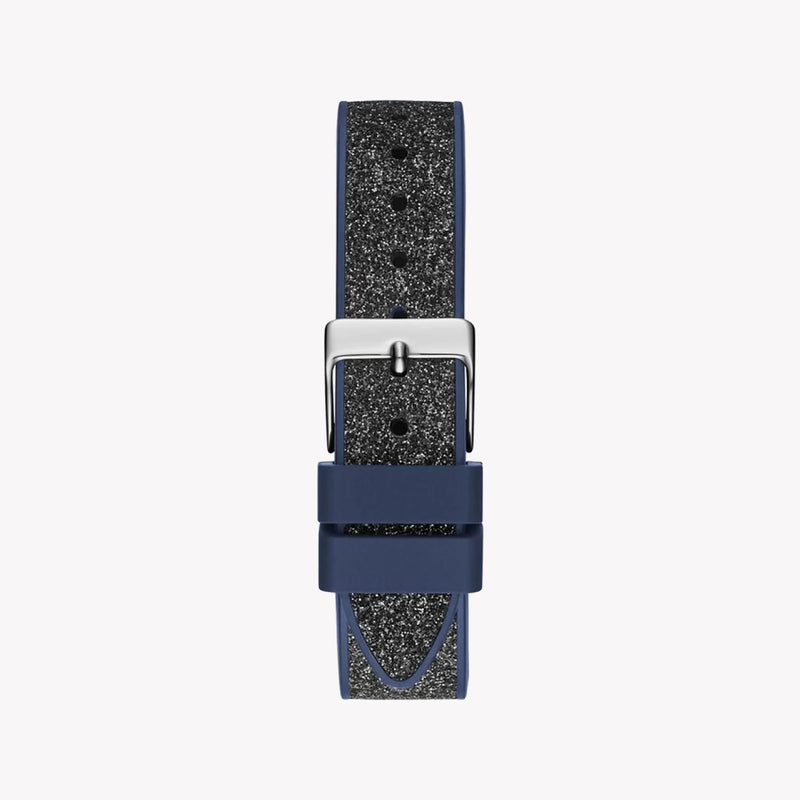 Guess Women's Silver Stainless Steel, Glitzy Silicone | Gw0313l1 by i-watch