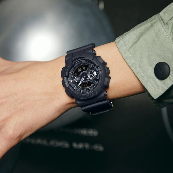 Casio Men's Black Resin Watch, Shock-Resistant | Ga-114re-1aer by i-watch