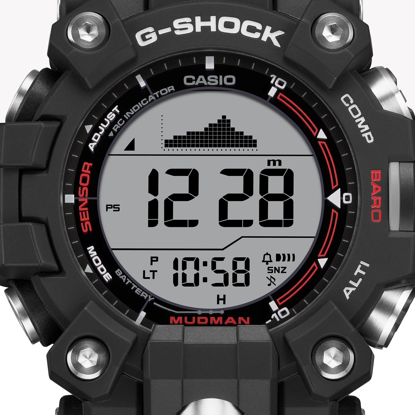 CASIO G-SHOCK GW-9500-1 MASTER OF G MUDMAN Black Men's Watch