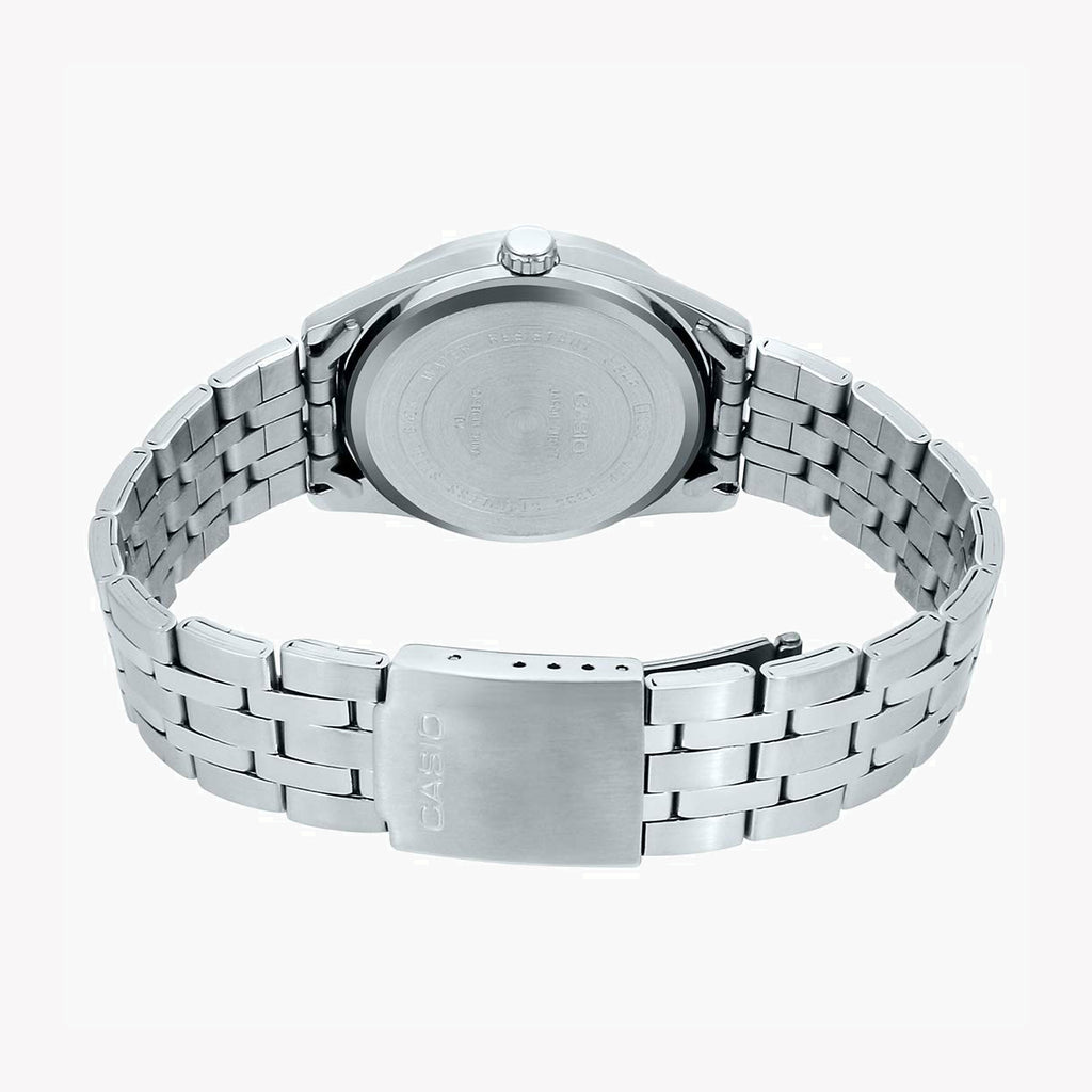 CASIO MTP-1335D-1AVDF SPORTY ELEGANCE - MEN'S STAINLESS STEEL WATCH WITH BLACK DIAL-i-Watch-2