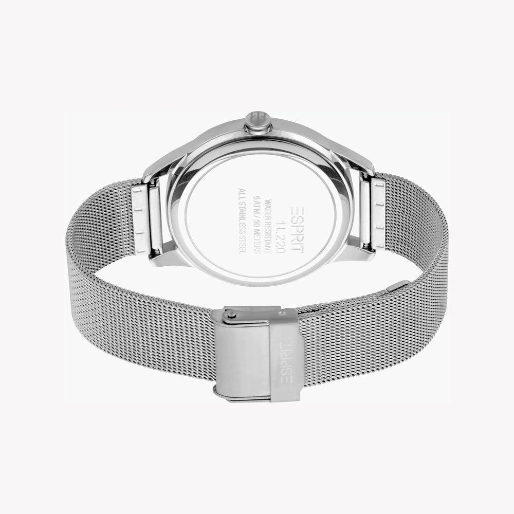Esprit Women's Silver Stainless Steel Watch, Silver Dial | Es1l202m0045 by i-watch