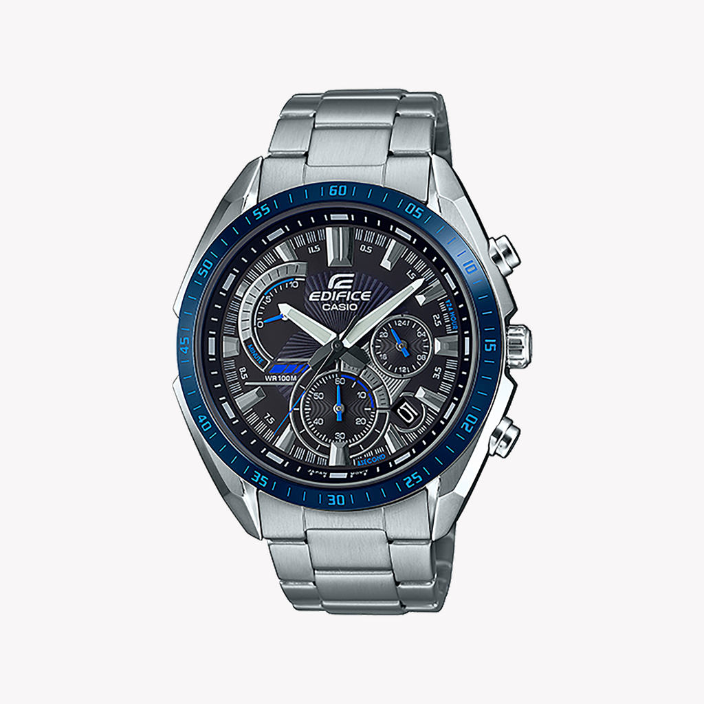 CASIO EDIFICE EFR-570DB-1BVUDF - ELEGANT POWERHOUSE MEN'S WATCH WITH STYLISH BLACK DIAL