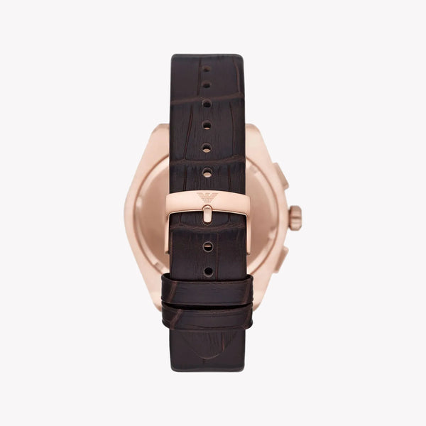 Emporio Armani Women's Rose Gold Watch, Blue Dial | Ar11563 by i-watch