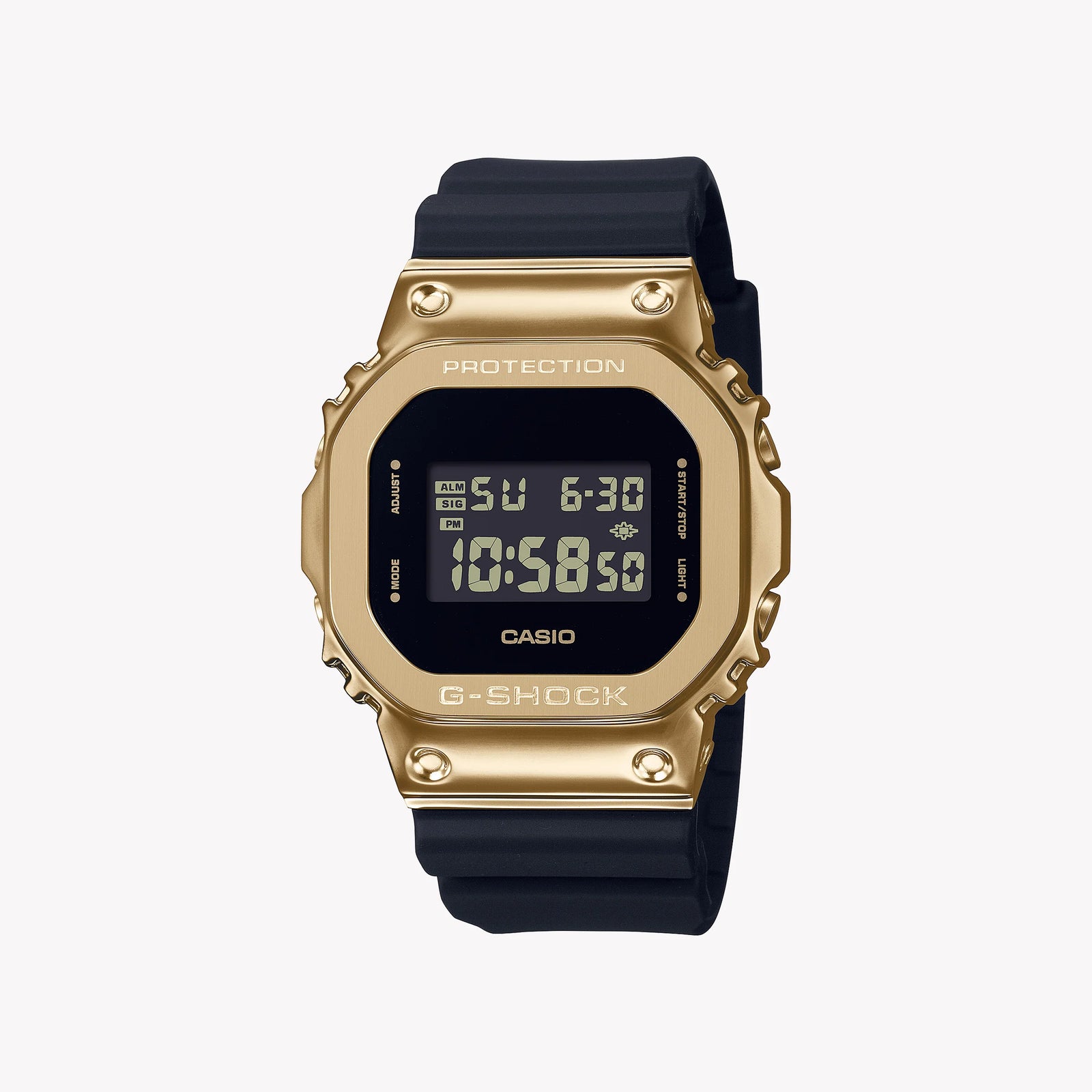 Casio G-Shock Men's Gold & Black Watch, Resin & Steel | Gm-5600g-9er by i-watch