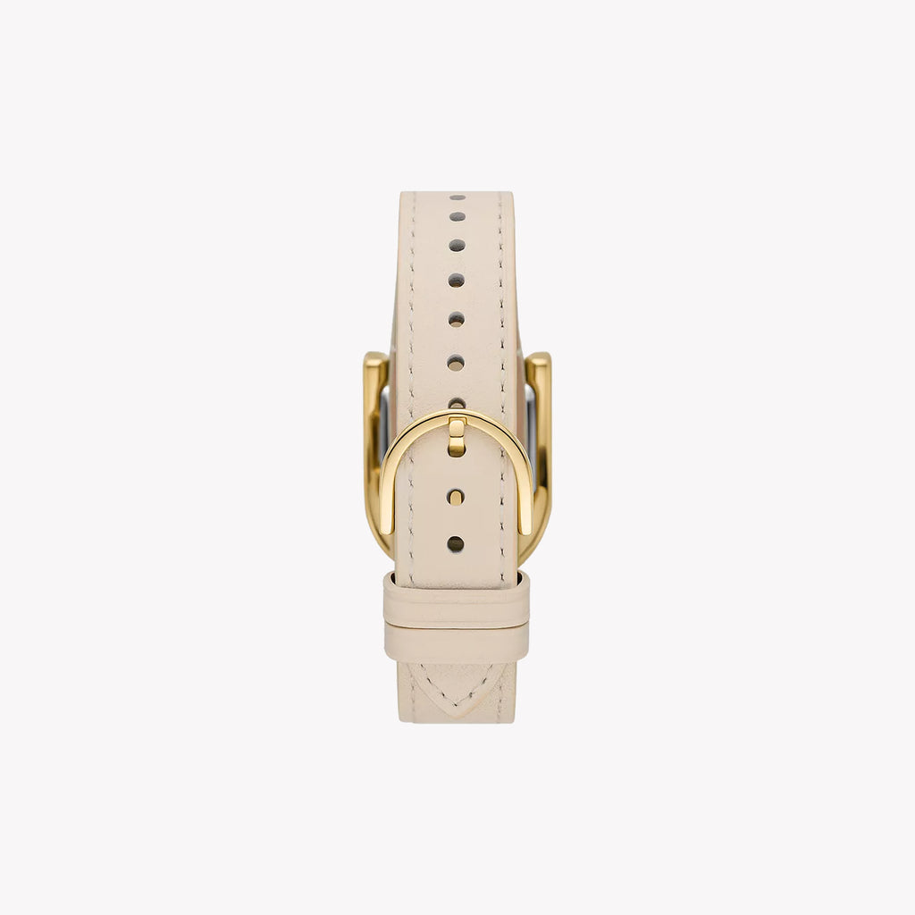 FOSSIL ES5280 ELEGANTLY MODERN - WOMEN'S GOLD DIAL STAINLESS STEEL WATCH WITH NUDE LEATHER STRAP-i-Watch-3