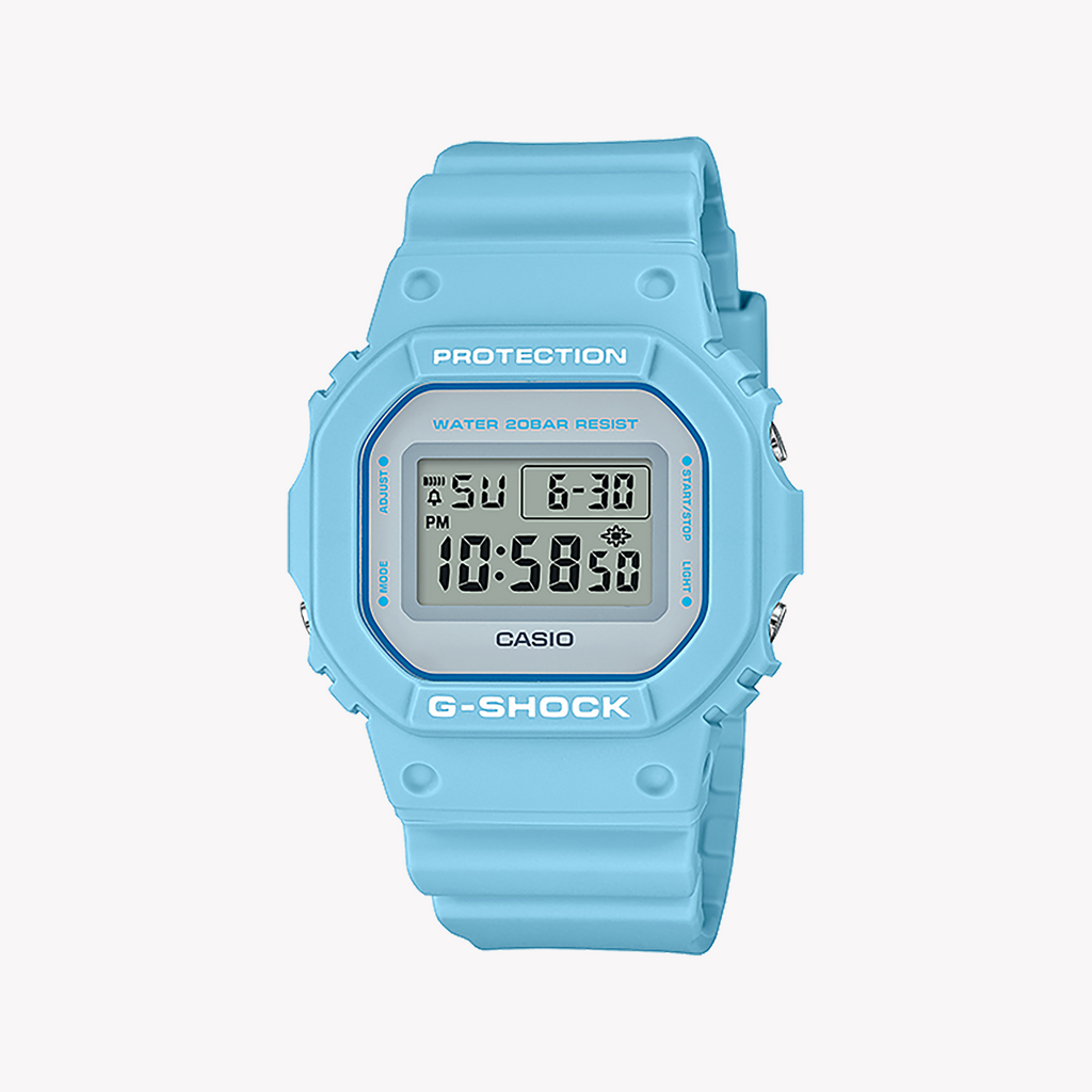 CASIO G-SHOCK DW-5600SC-2DR - ADVENTURE-READY TIMEPIECE WITH STUNNING BLUE DESIGN
