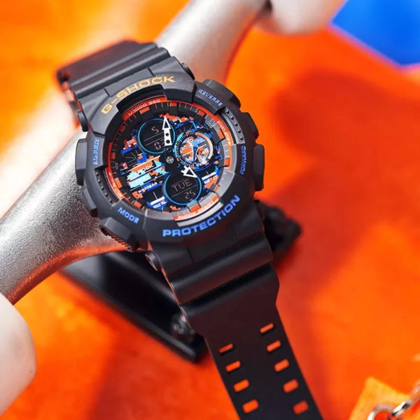 Ga-140ct-1adr G-Shock - Dark Blue Rugged Elegance For Active Men by i-watch