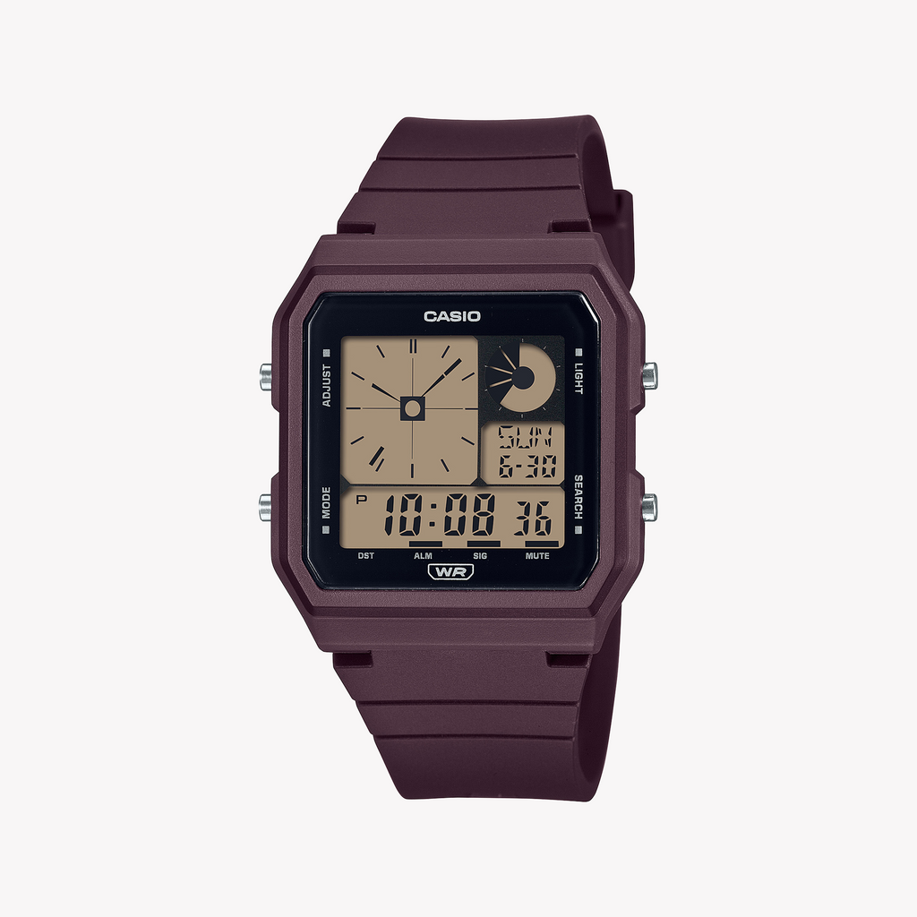 CASIO LF-20W-5ADF ADVENTURE-READY - ROBUST BROWN RESIN WATCH FOR ACTIVE LIFESTYLES