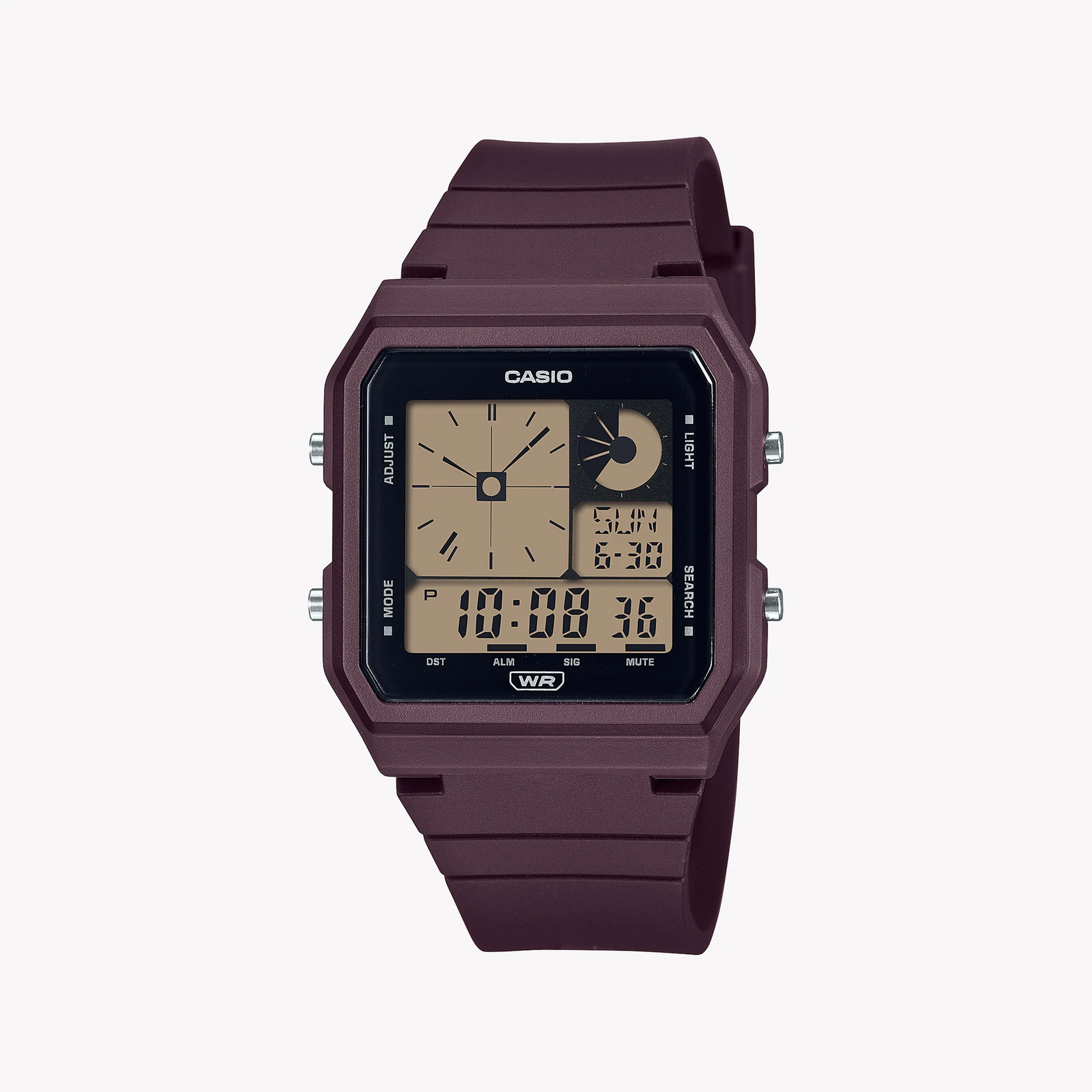 Casio Lf-20w-5adf Adventure-Ready - Robust Brown Resin Watch For Active Lifestyles by i-watch
