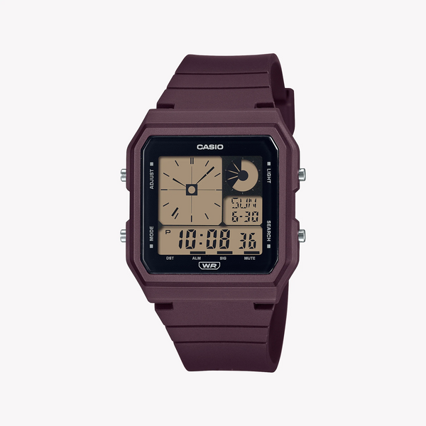 Casio Lf-20w-5adf Adventure-Ready - Robust Brown Resin Watch For Active Lifestyles by i-watch